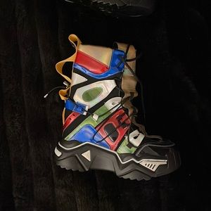 METALLIC SNOW BOOTS size 40